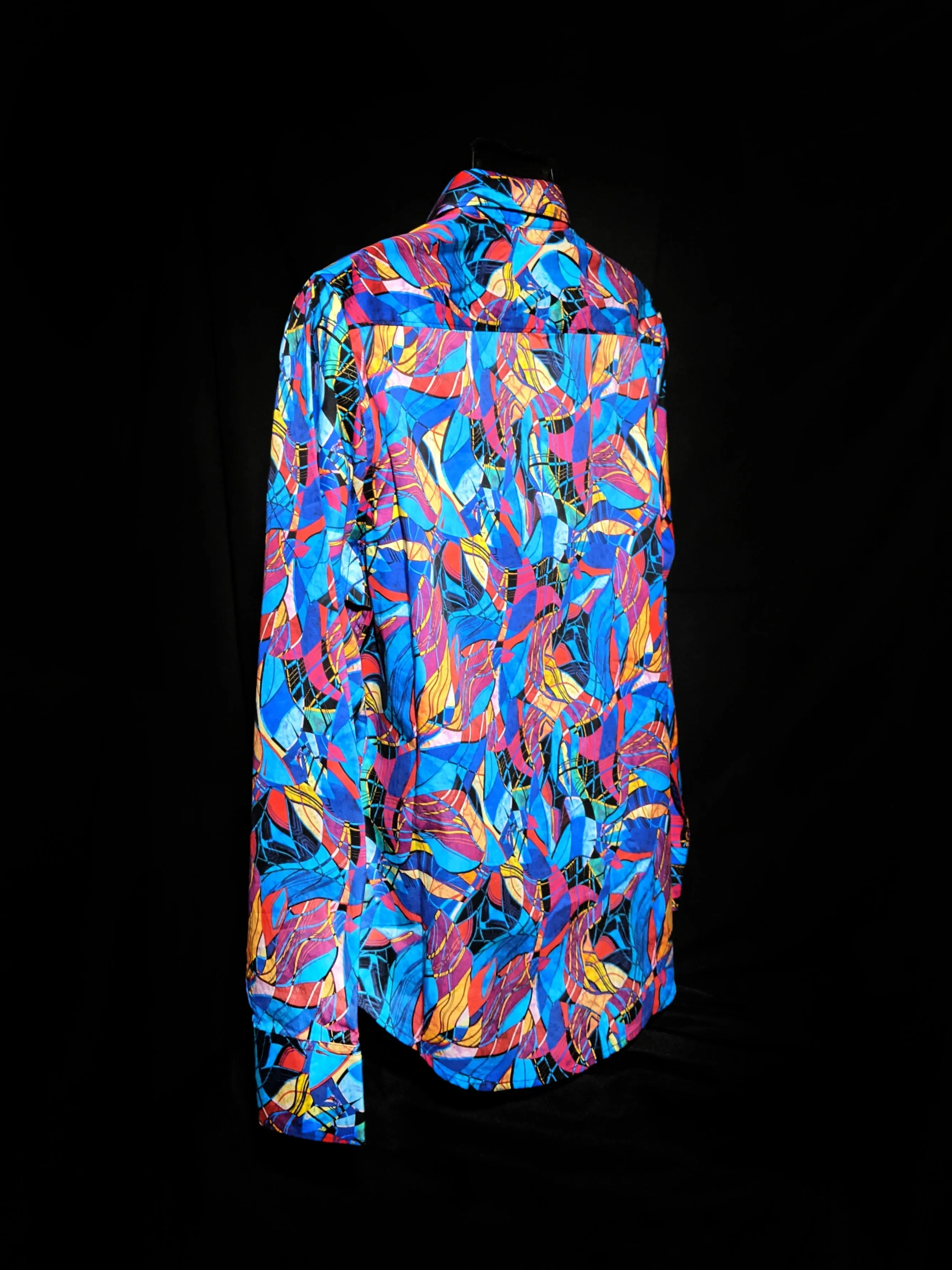 Robert Graham Billings Long Sleeve Colorful Shirt Size Medium