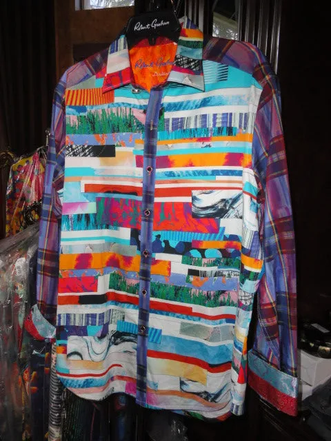 Robert Graham Breaking Lands Large Shirt