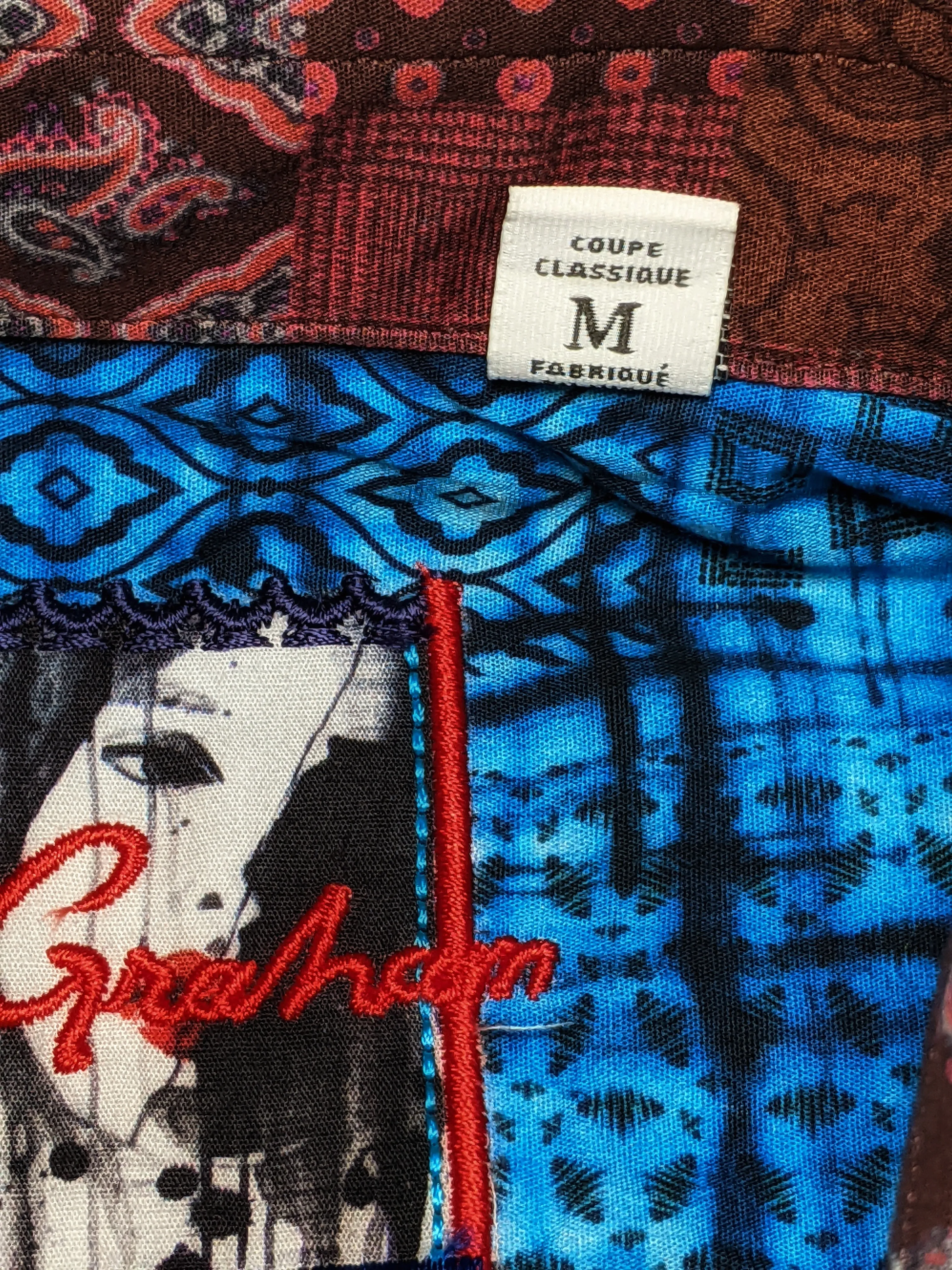 Robert Graham Denton Long Sleeve Shirt Size Medium