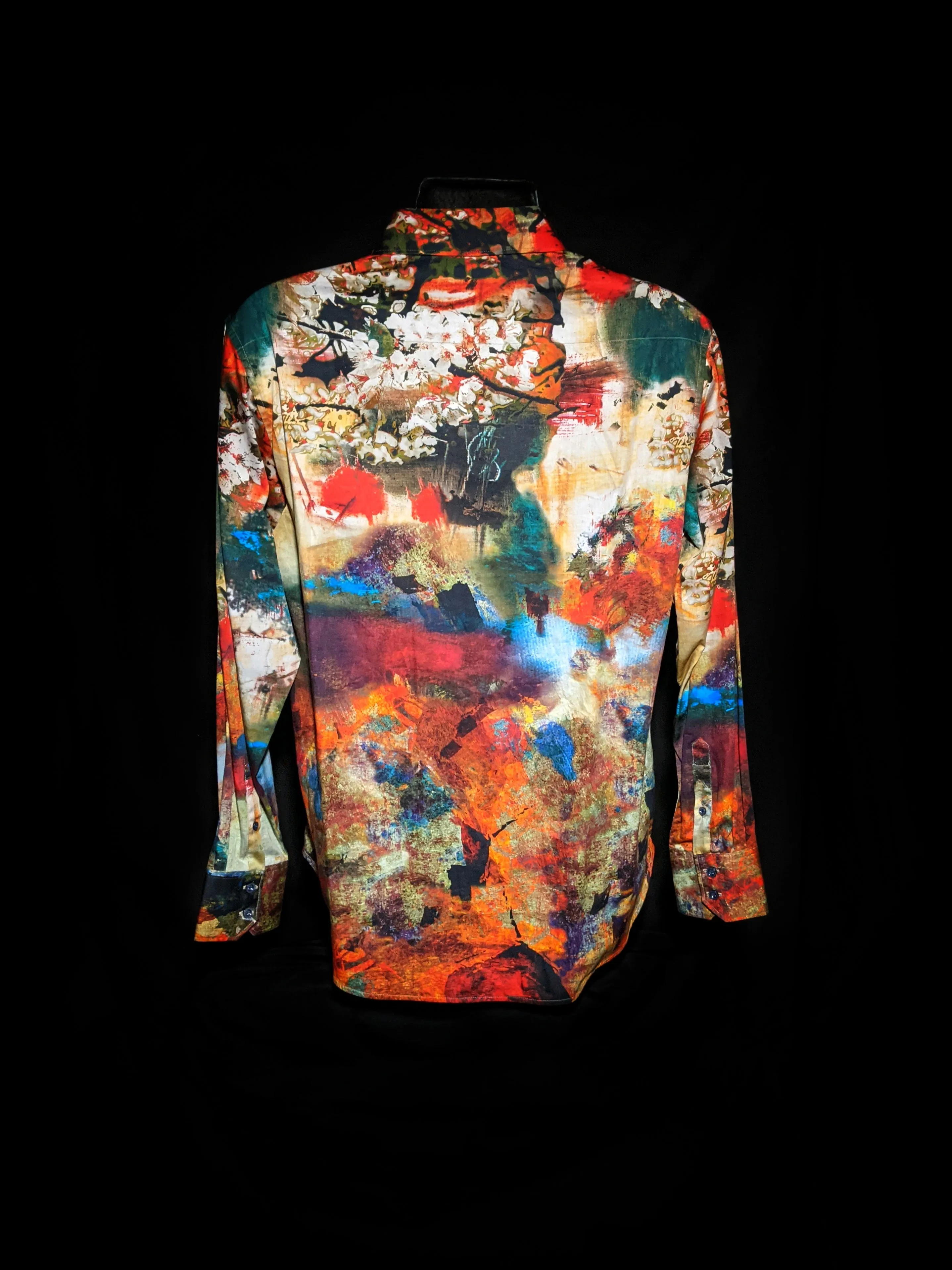 Robert Graham Denton Long Sleeve Shirt Size Medium