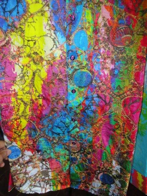Robert Graham Fogel Limited Edition Long Sleeve Shirt Medium Size