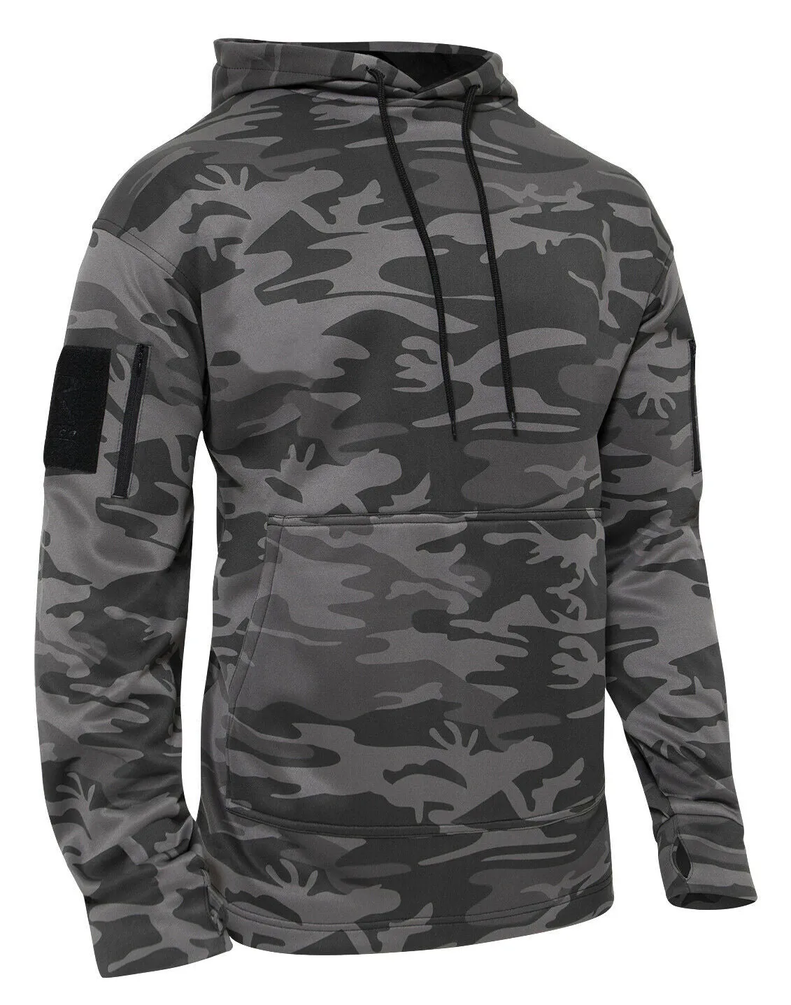 Rothco Concealed Carry Hoodie - Black Camo