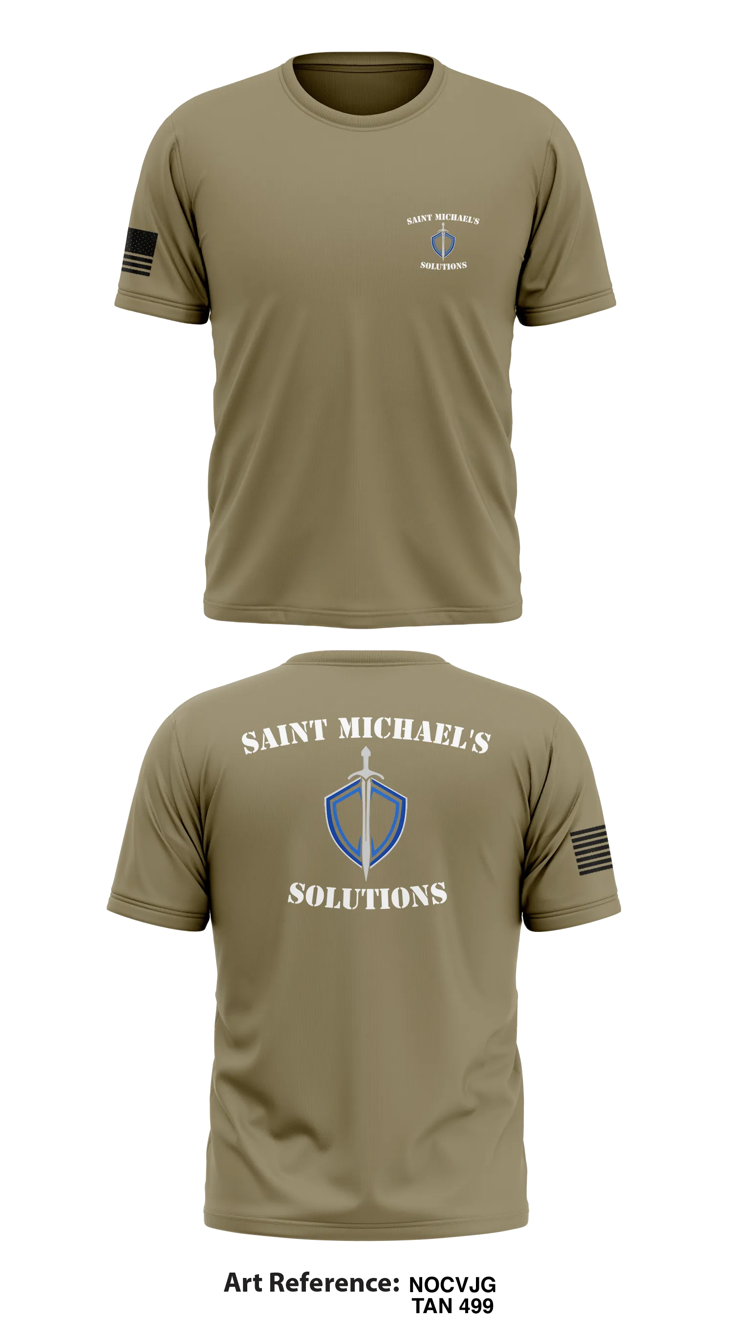 Saint Michael's Solutions Store 1 Core Men's SS Performance Tee - NocVjG