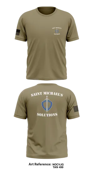 Saint Michael's Solutions Store 1 Core Men's SS Performance Tee - NocVjG