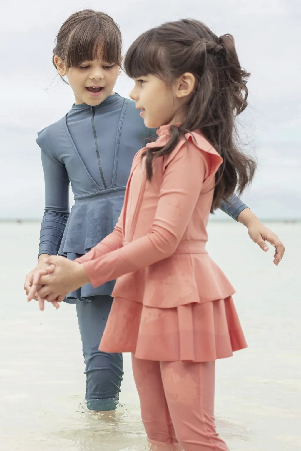 Serena Kids Two Piece Swimwear - Azure