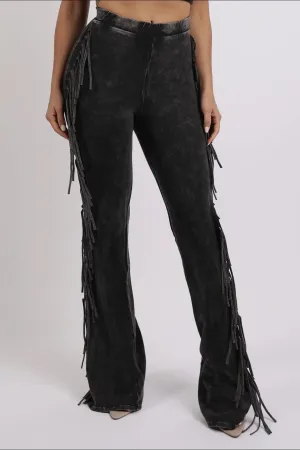 “Showdown” Fringe Pants