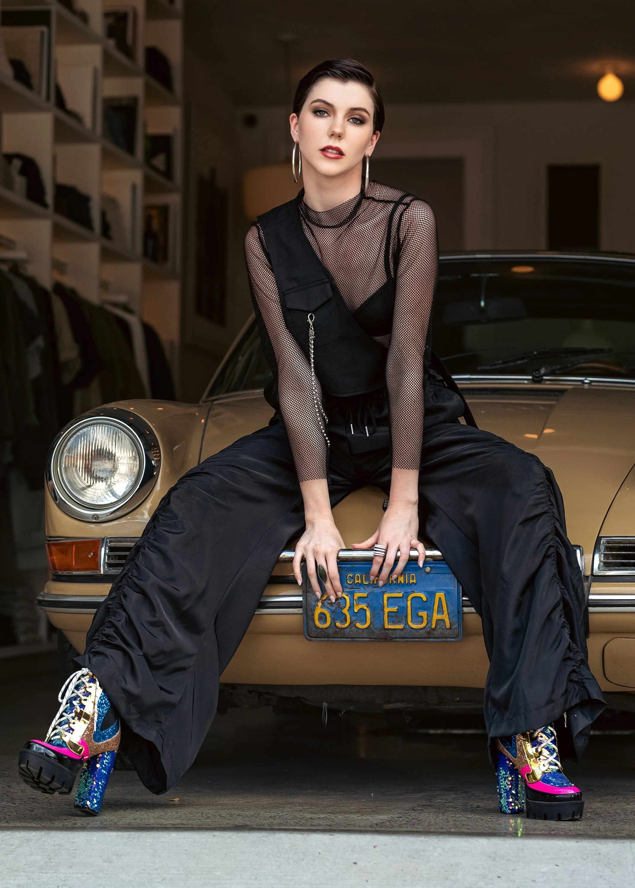 Side Cinched Parachute Pants