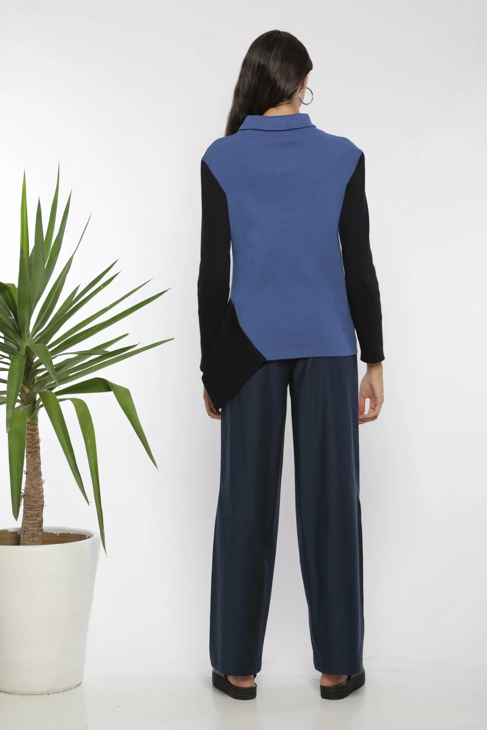 Side slit pants