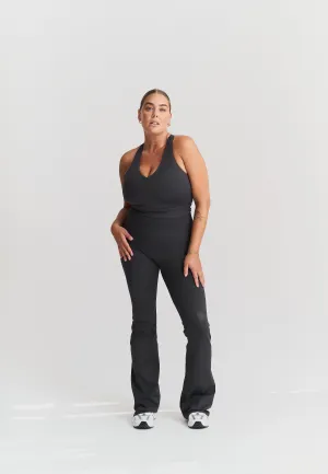 Softsculpt Flared Leggings - Asphalt Grey