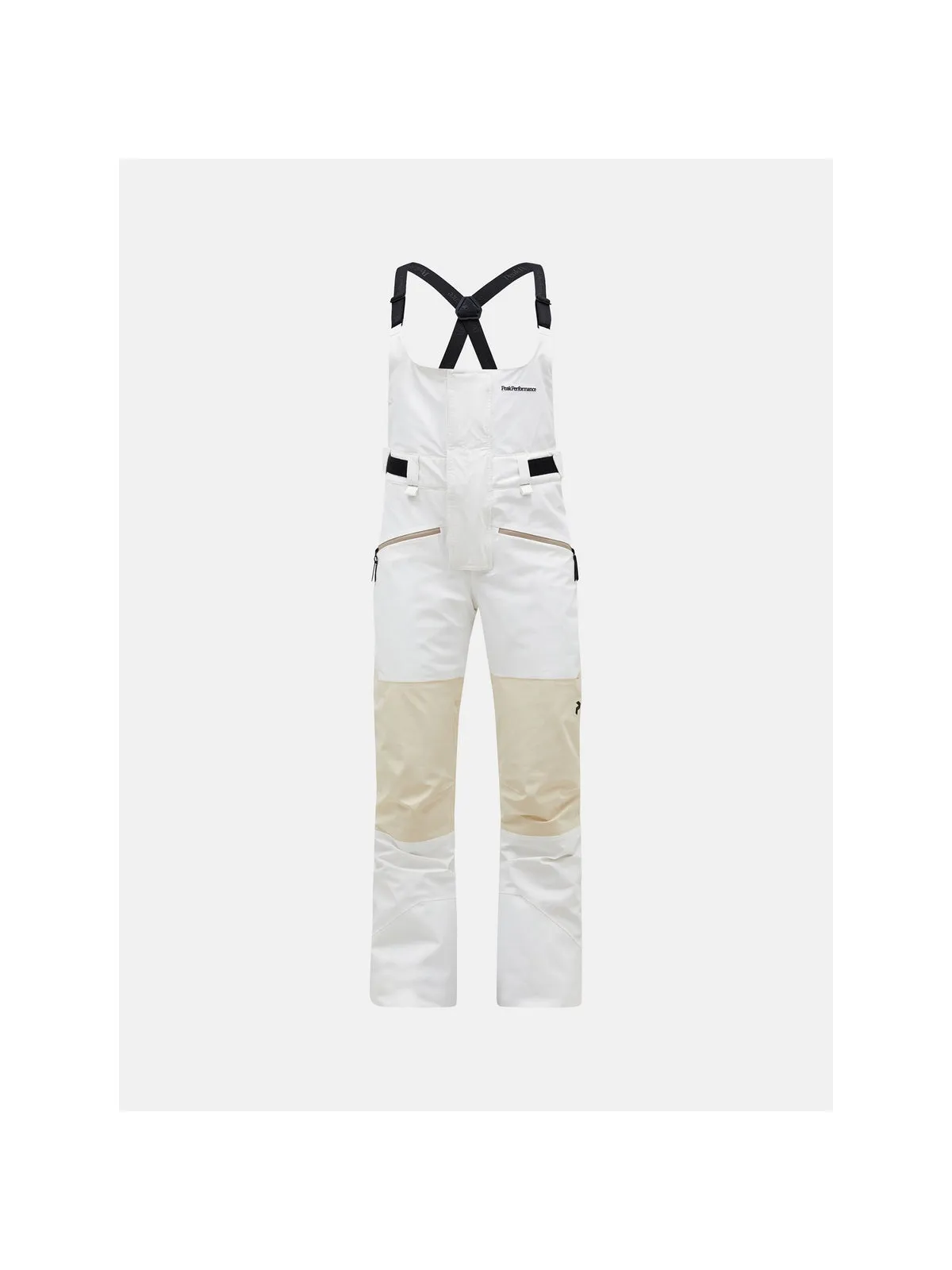 Spodnie narciarskie Peak Performance damskie W 2L Stretch Bib Pants białe