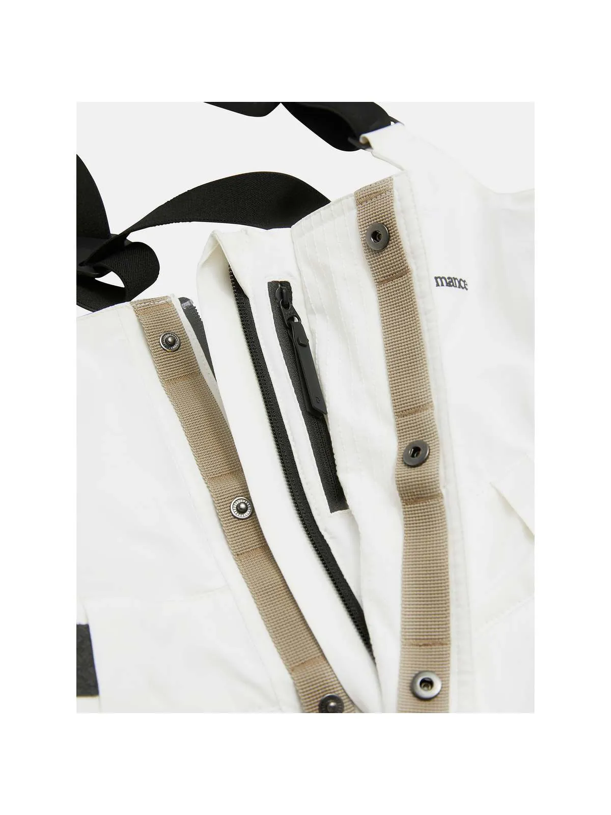 Spodnie narciarskie Peak Performance damskie W 2L Stretch Bib Pants białe