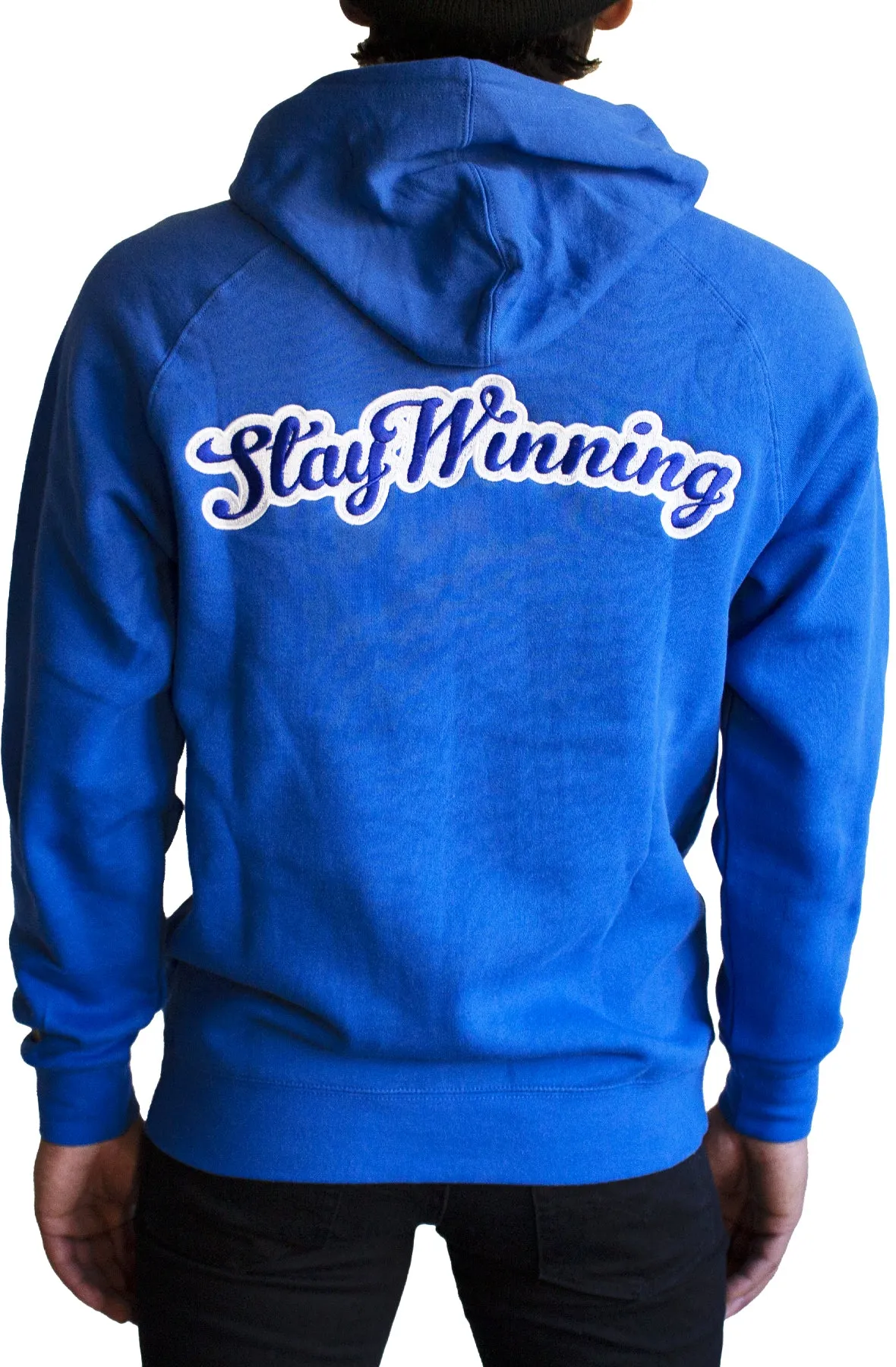 Stay Winning Fortune Frogs Blue Hoodie