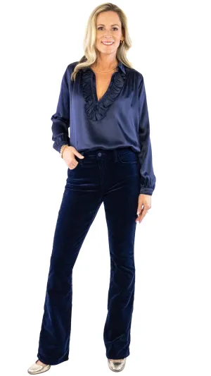 Stevie Velvet Jean - Dark Navy