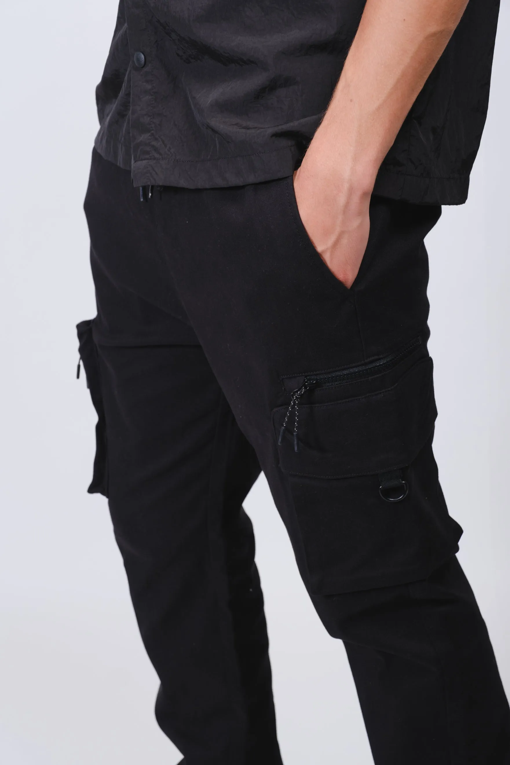 Stretch Twill Zip Pocket Pant