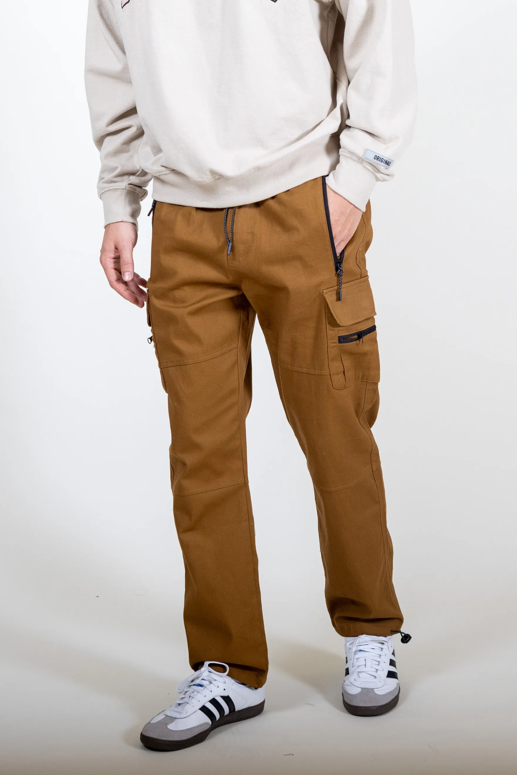 Stretch Twill Zip Pocket Pant