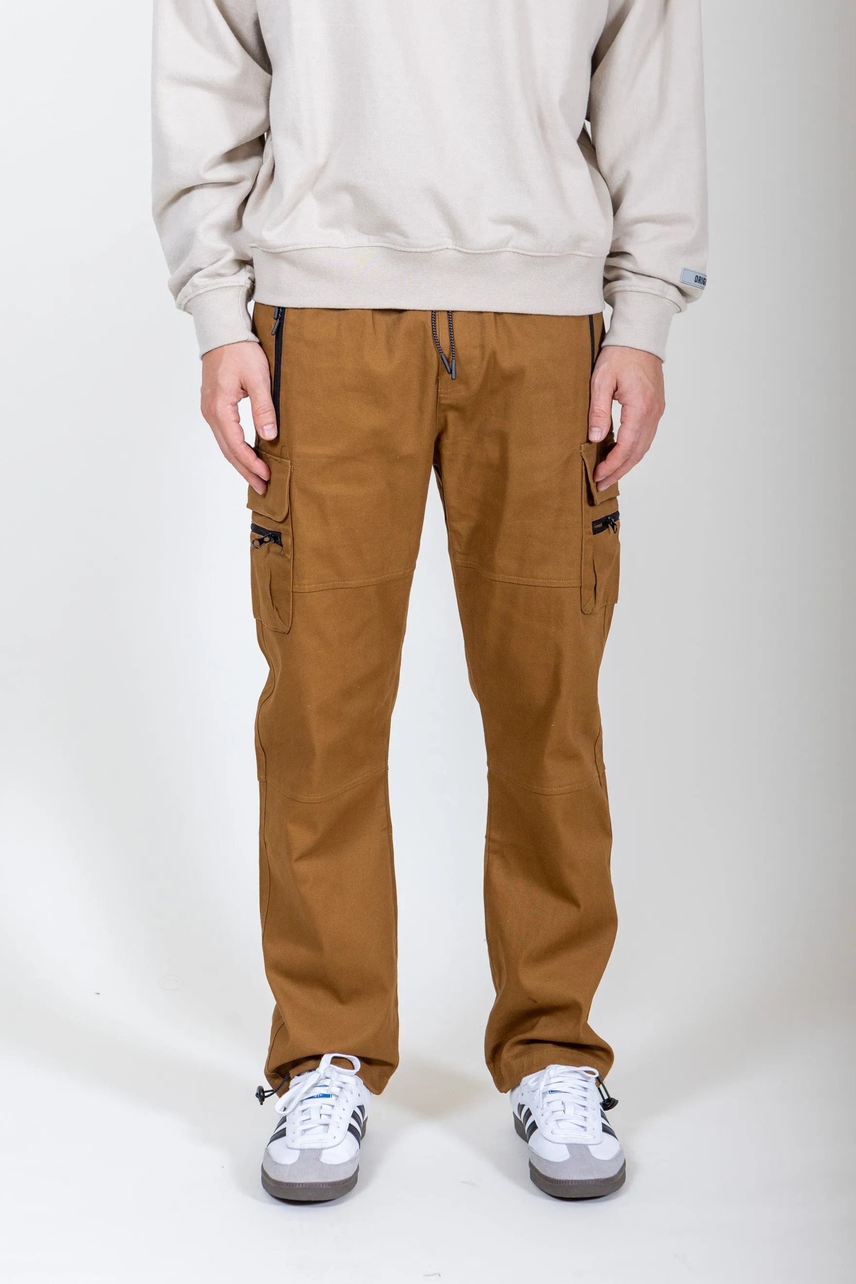 Stretch Twill Zip Pocket Pant