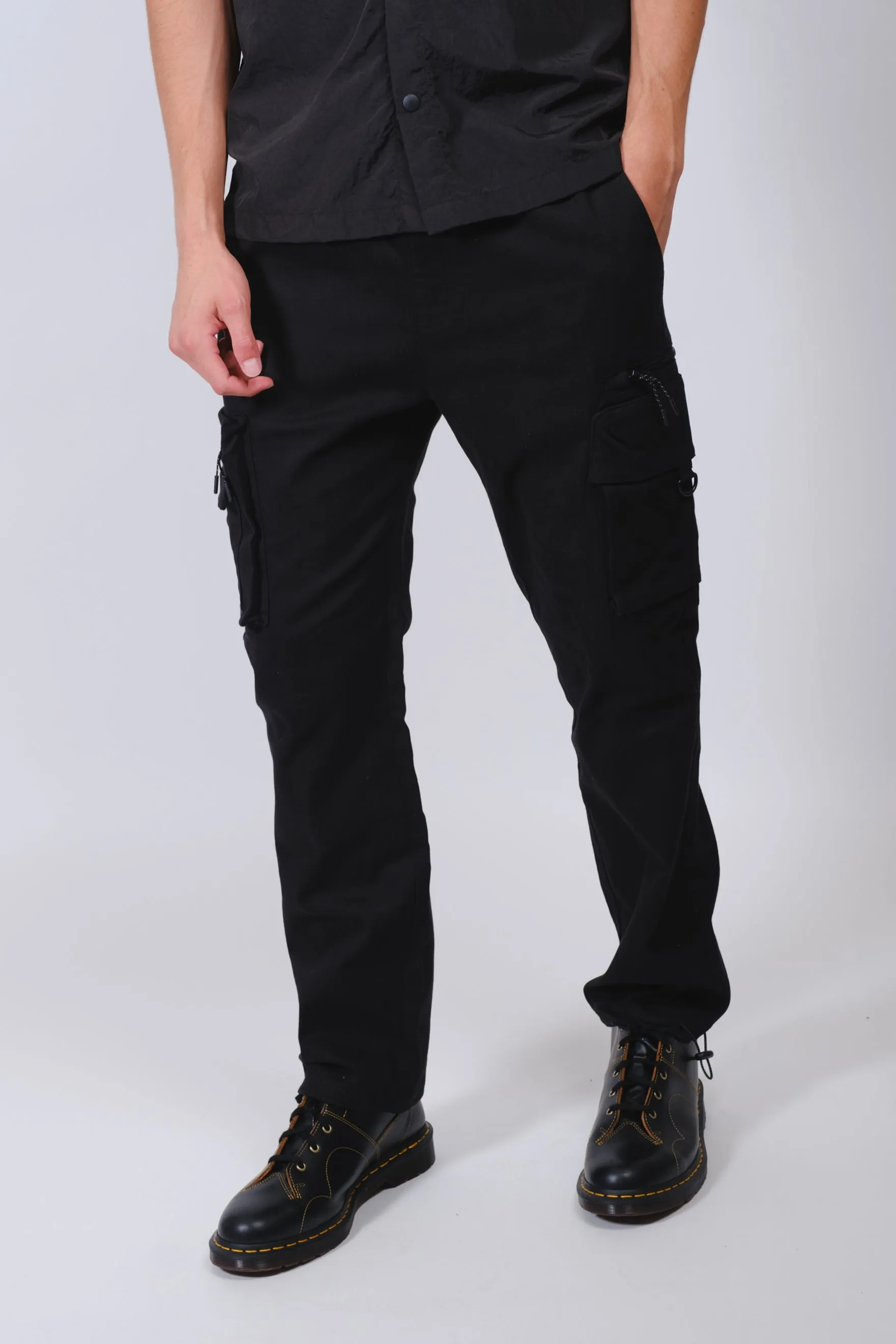 Stretch Twill Zip Pocket Pant