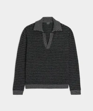 Striped Montauk Sweater Polo