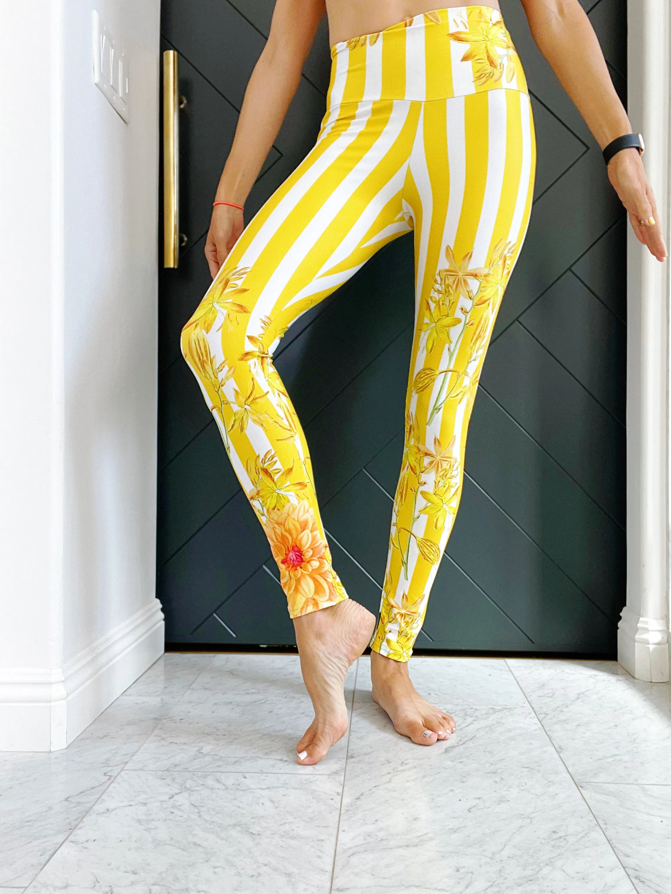 Stripes and Florals Yellow
