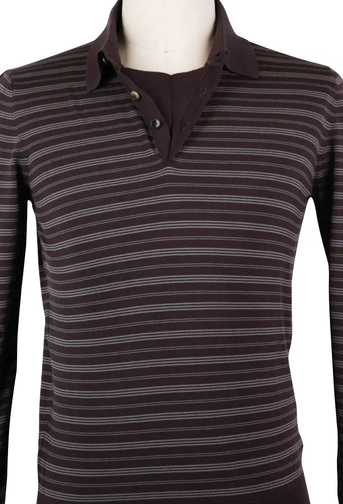 Svevo Parma Brown Wool Sweater - Size: Medium US / 50 EU