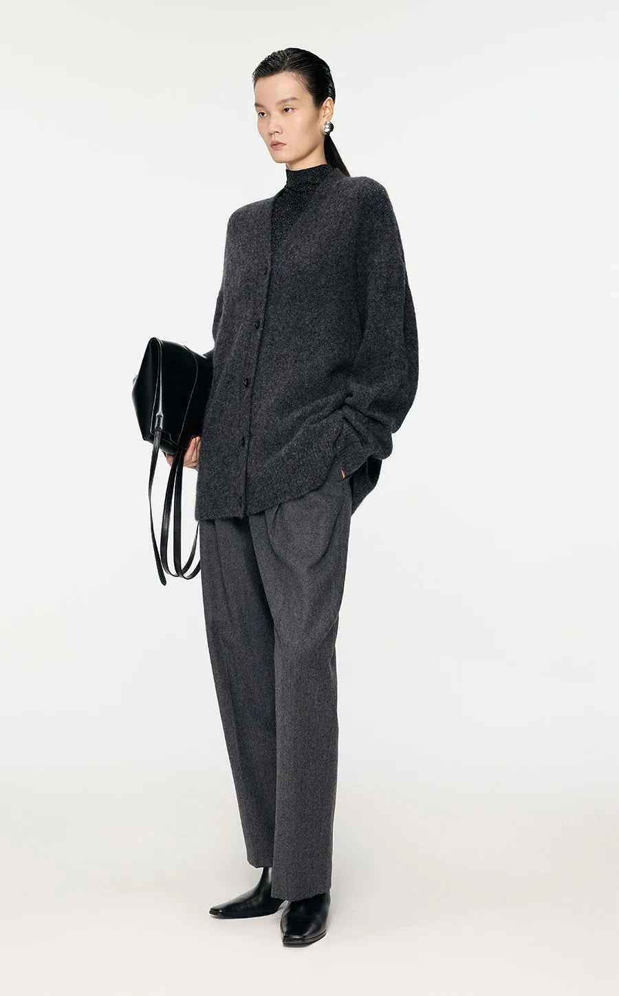 Sweater / JNBY Oversize Alpaca-Mohair Cardigan