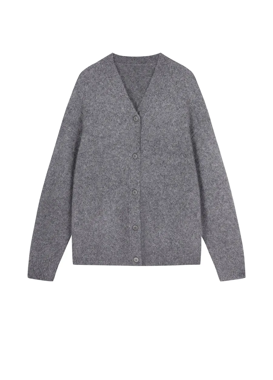 Sweater / JNBY Oversize Alpaca-Mohair Cardigan