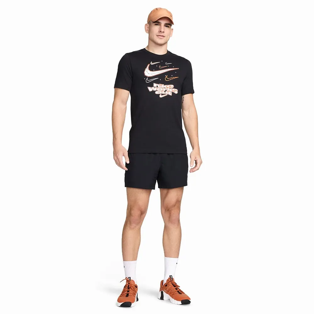 T SHIRT NIKE ATHLETE DRY-FIT MAGLIA SPORTSWEAR UOMO NERA WORKOUT