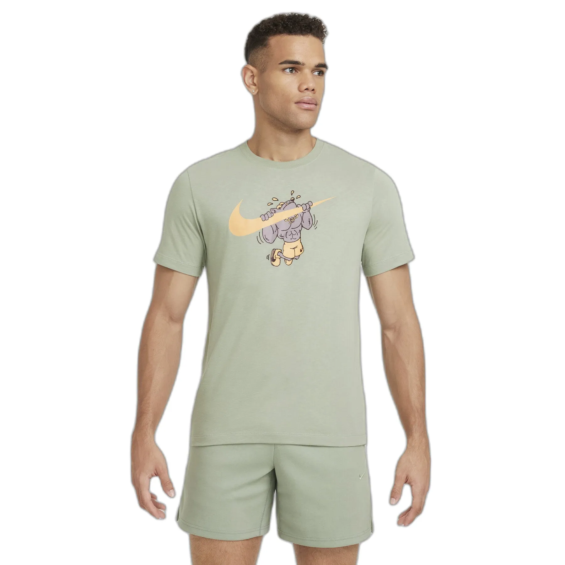 T SHIRT NIKE MAGLIA PALESTRA PUSH UP GYM SPORTSWEAR DRY-FIT UOMO
