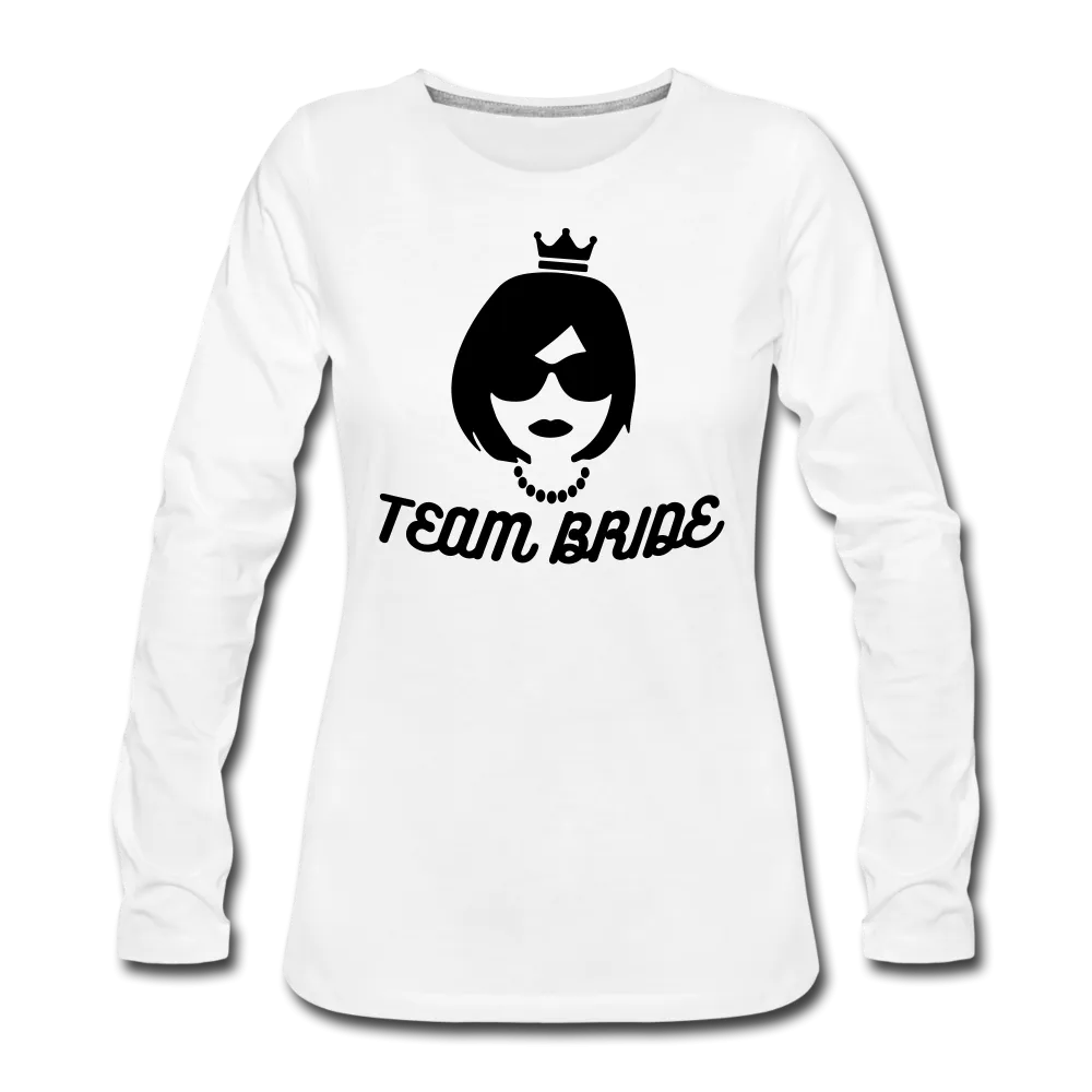 Team Bride Women's Premium Slim Fit Long Sleeve T-Shirt