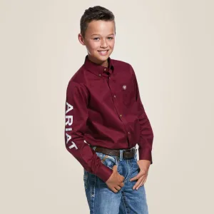 Team Logo Twill Boy's Classic Fit Shirt | 10030163