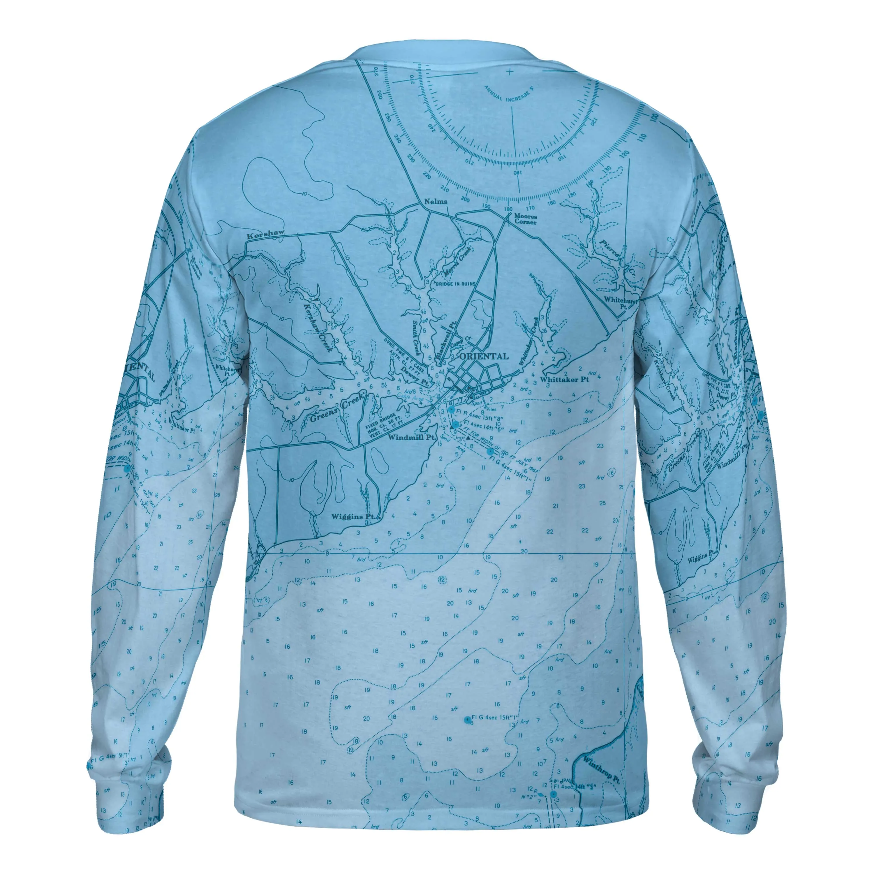 The Oriental NC Blue Long Sleeve Tee