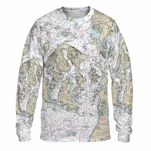 The San Juan Islands Navigator Long Sleeve Performance Tee