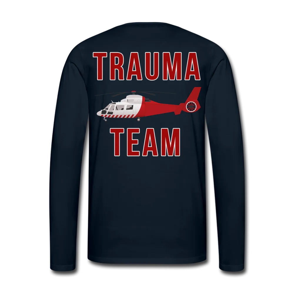 Trauma Team Back Only Men's Premium Long Sleeve T-Shirt