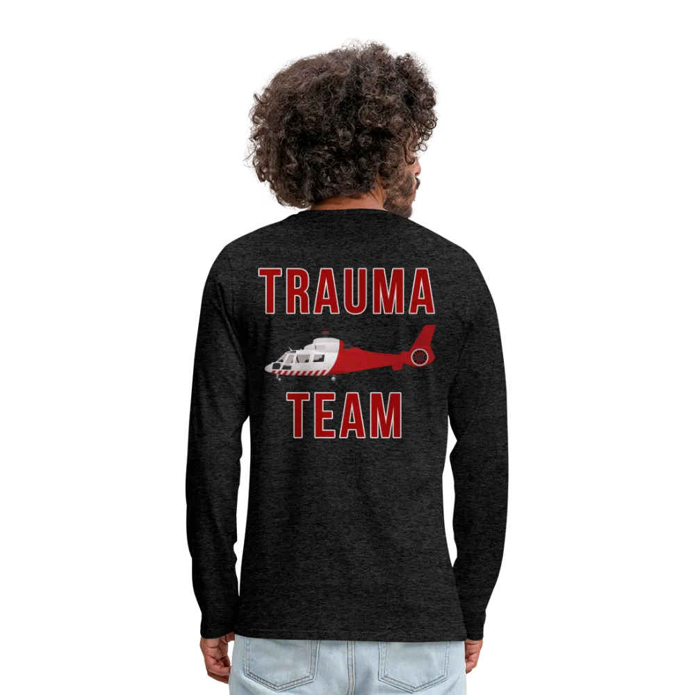 Trauma Team Back Only Men's Premium Long Sleeve T-Shirt