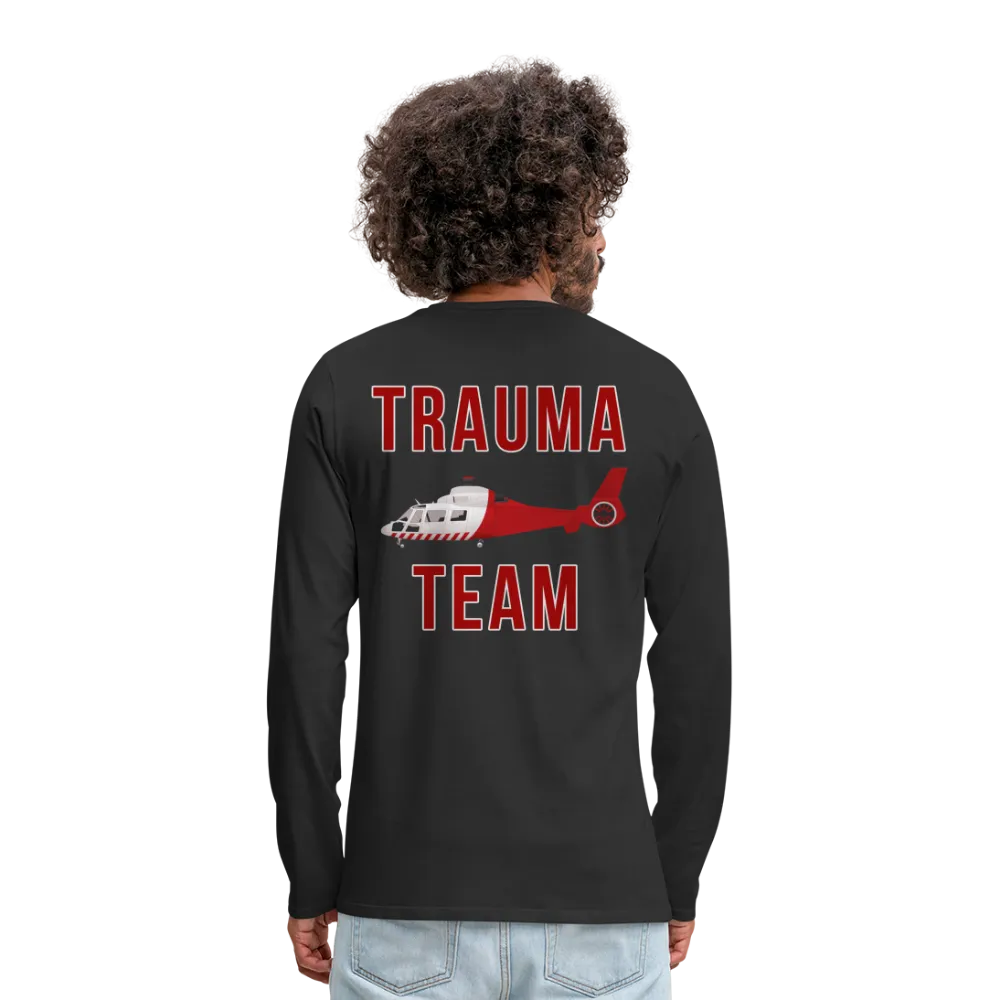 Trauma Team Back Only Men's Premium Long Sleeve T-Shirt