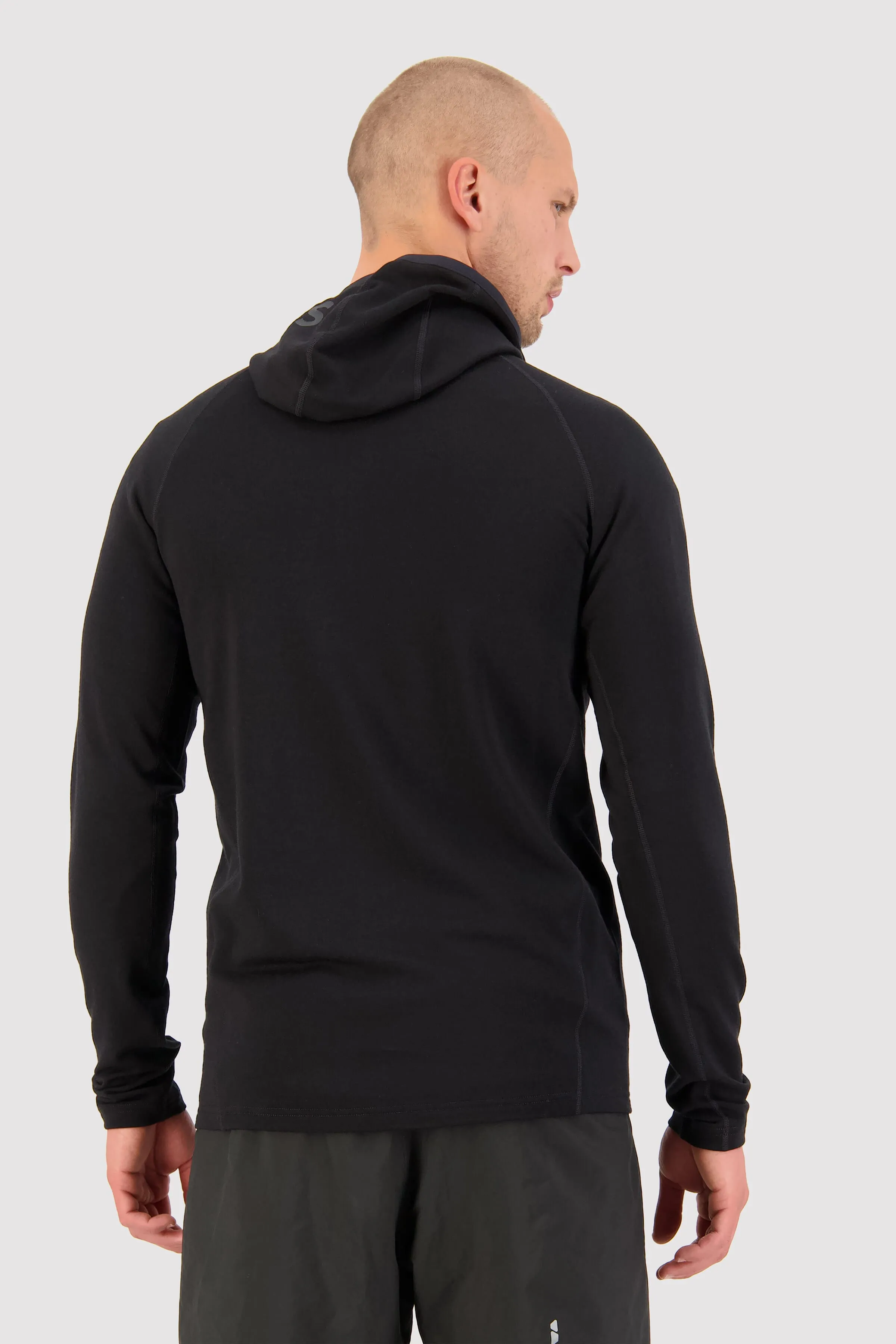 Traverse Full Zip Hood - Black