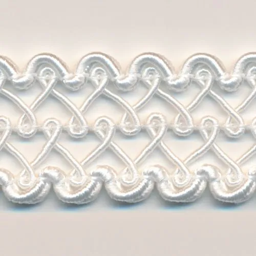 Trimming Braid #01 White