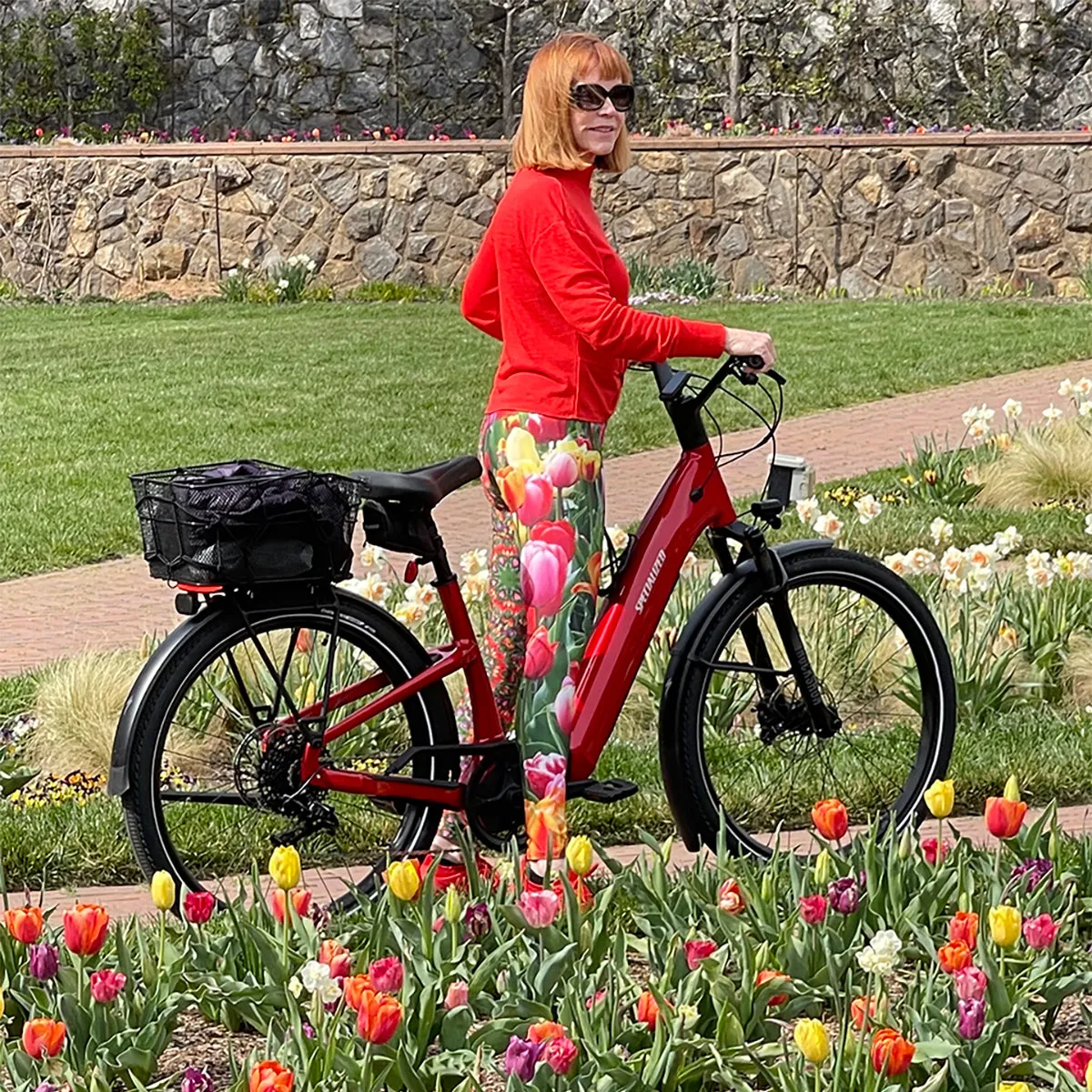 Tulip Flower Yoga  Leggings