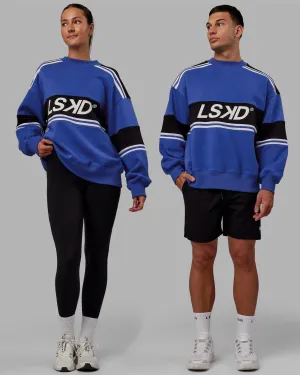 Unisex A-Team Sweater Oversize - Power Cobalt-Black