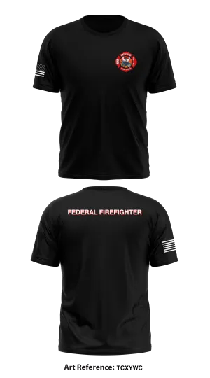 Veteran Affairs Fire Department-Bath, NY Store 1 Core Men's SS Performance Tee - tcXywC