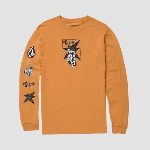Volcom Heritage Longsleeve T-Shirt Honey Gold