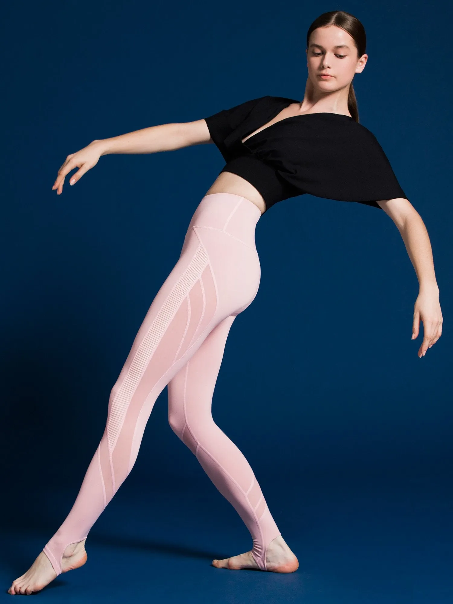 WAVE PANTS, BLUSH/BLUSH MESH