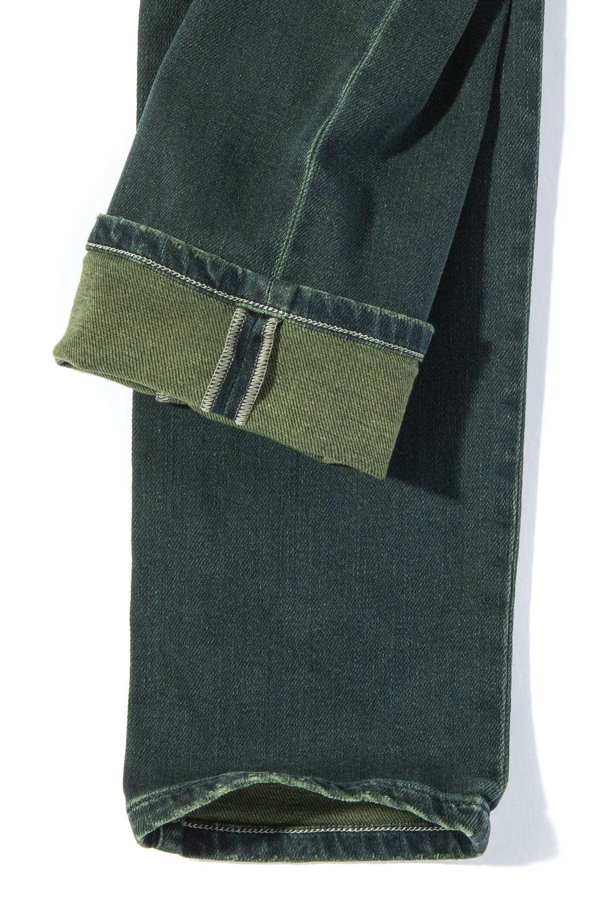 Waylon Over-Dyed Stretch Denim In Avocado