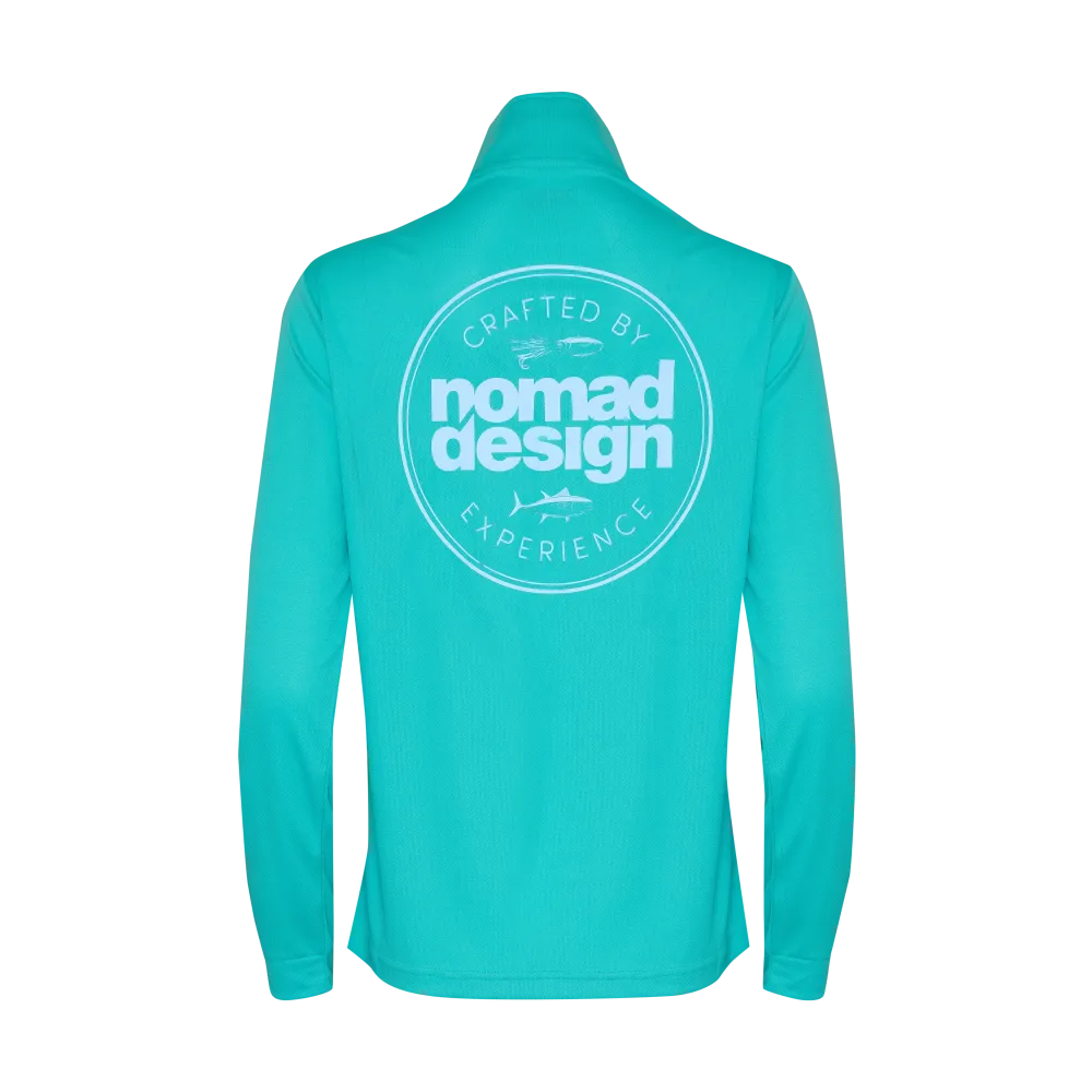 Womens Collared Fishing Jersey - Classic Squid