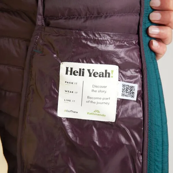 WOMEN'S HELI R  HOODED DOWN JACKET