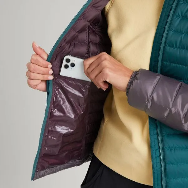 WOMEN'S HELI R  HOODED DOWN JACKET