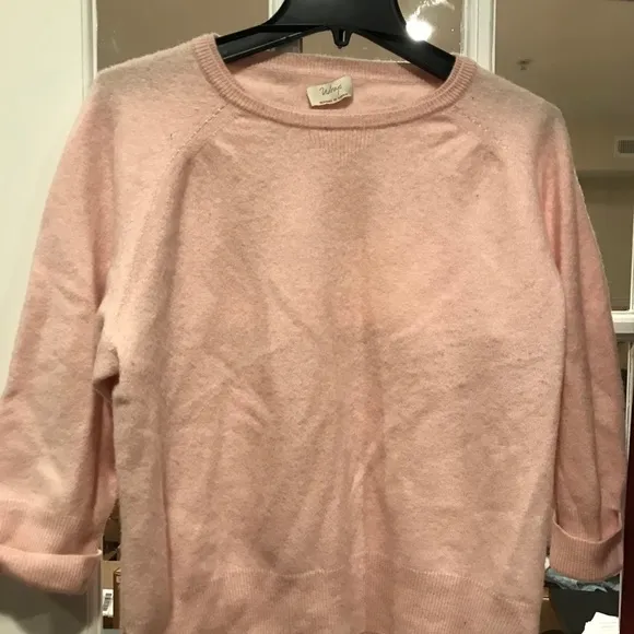 Wrap wool sweater