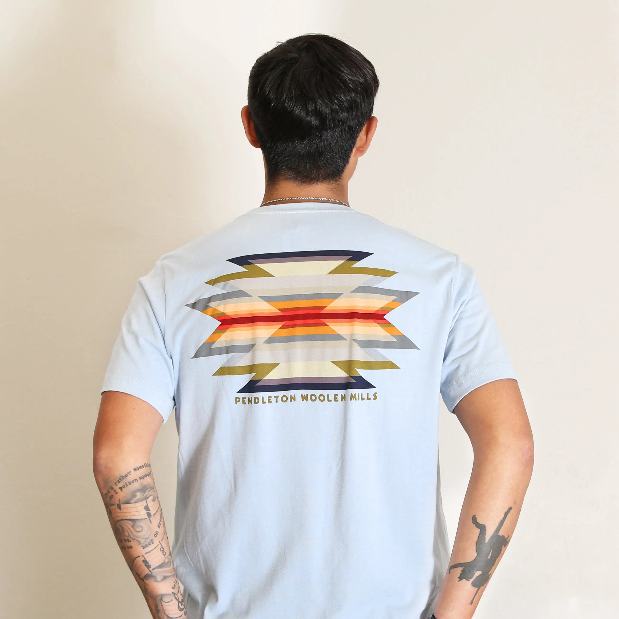 Wyeth Trail Graphic Tee Light Blue Multi