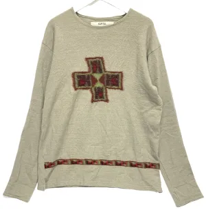 [XL] Kapital Totem Potlach Cross Wool Sweater