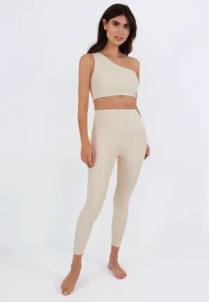 Yoga Classic High Waisted 7/8 Tights - Cream